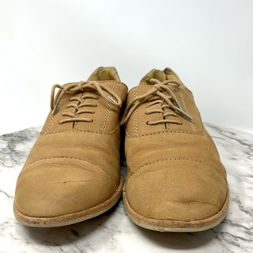 Dolce Vita Polo Lace Up Nubuck Oxford Brogues 6.5 Classic Preppy Academia - Picture 4 of 15